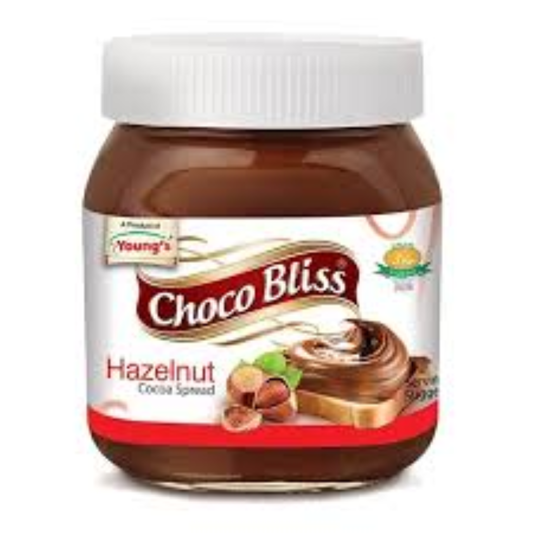 YOUNGS CHOCOBLISS HAZELNUT COCOA SPREAD 350G